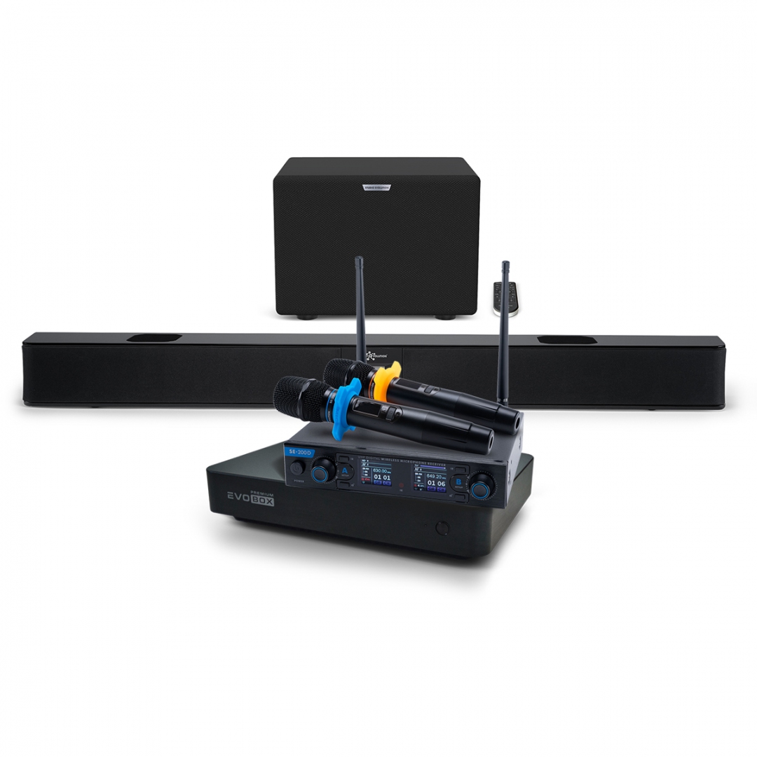 Hi-End караоке-система EVOBOX Premium + EvoSoundBar (саундбар с караоке) в Орловской области