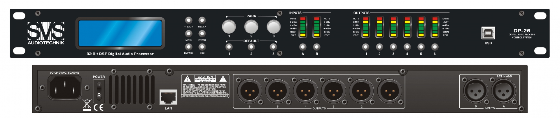SVS Audiotechnik DP-26 Цифровой процессор: 2 входа 6 выходов в Орловской области