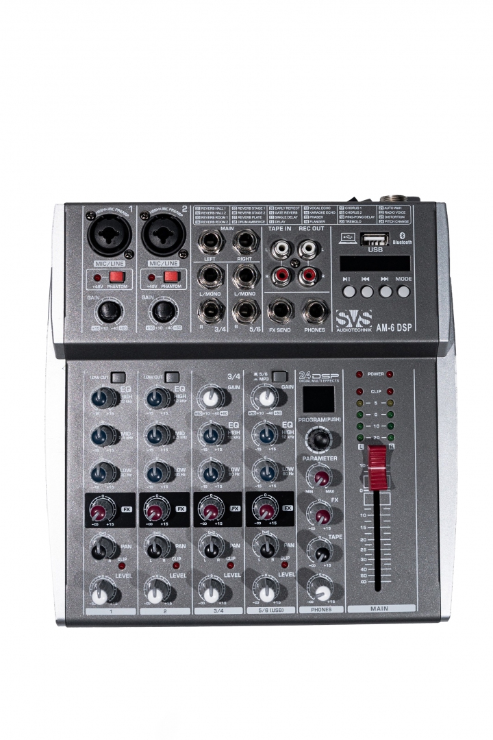 SVS Audiotechnik mixers AM-6 DSP Микшерный пульт аналоговый, 6-канальный SVS Audiotechnik mixers в Орловской области