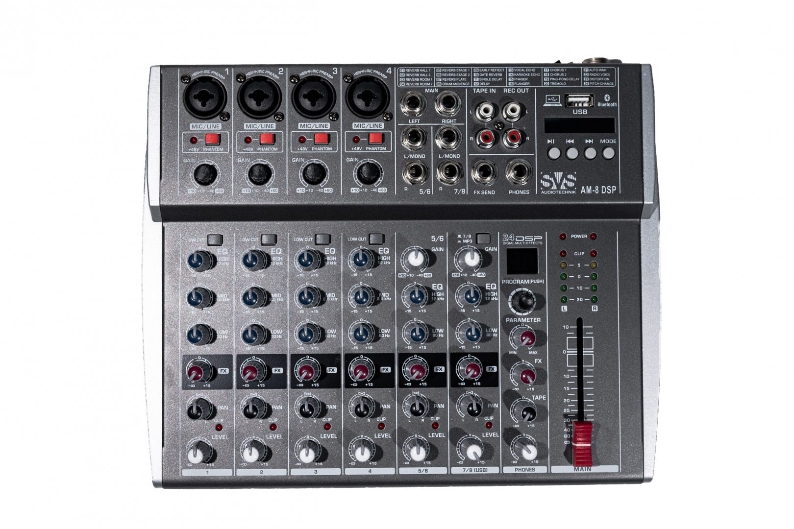 SVS Audiotechnik mixers AM-8 DSP Микшерный пульт аналоговый, 8-канальный в Орловской области